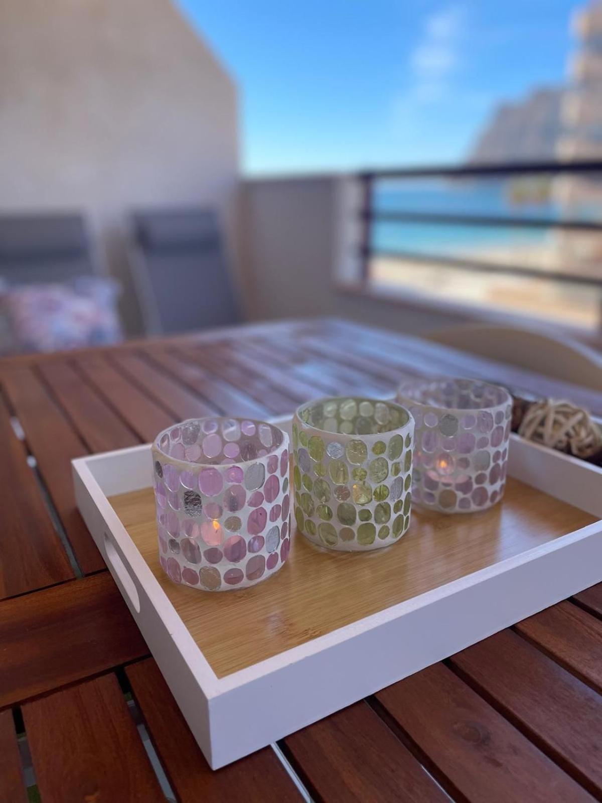 Eerstelijns Appartement Vive Cada Momento Zeezicht En Pal Aan De Boulevard En Strand Calpe, Toplocatie Kültér fotó