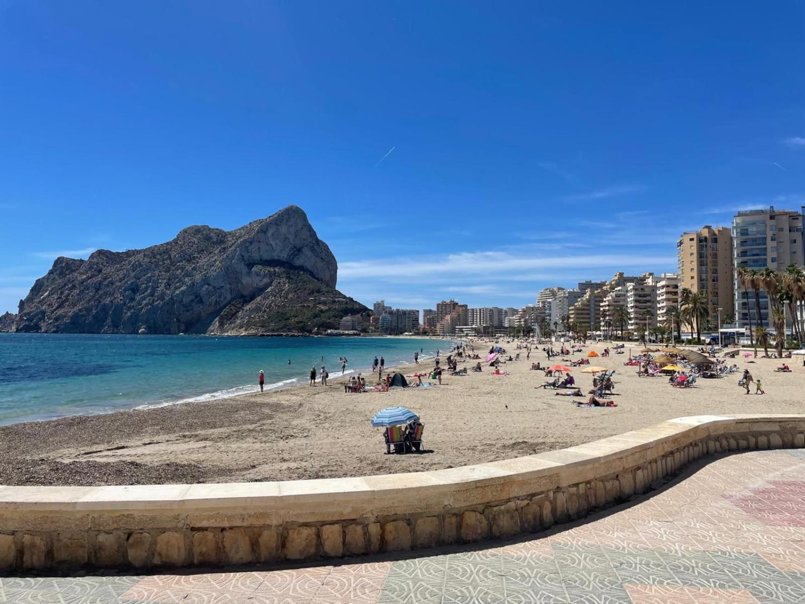Eerstelijns Appartement Vive Cada Momento Zeezicht En Pal Aan De Boulevard En Strand Calpe, Toplocatie Kültér fotó